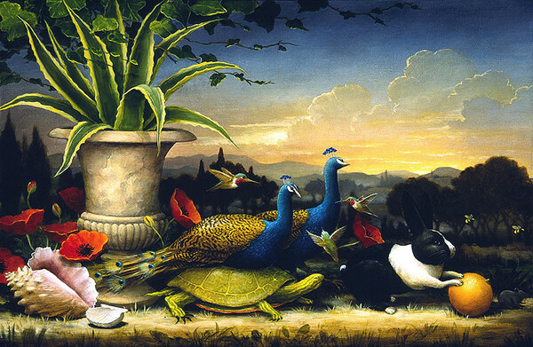 Ο Kevin Sloan ζωγραφίζει ονειρικούς κόσμους αλλά πατάει γερά στην γη