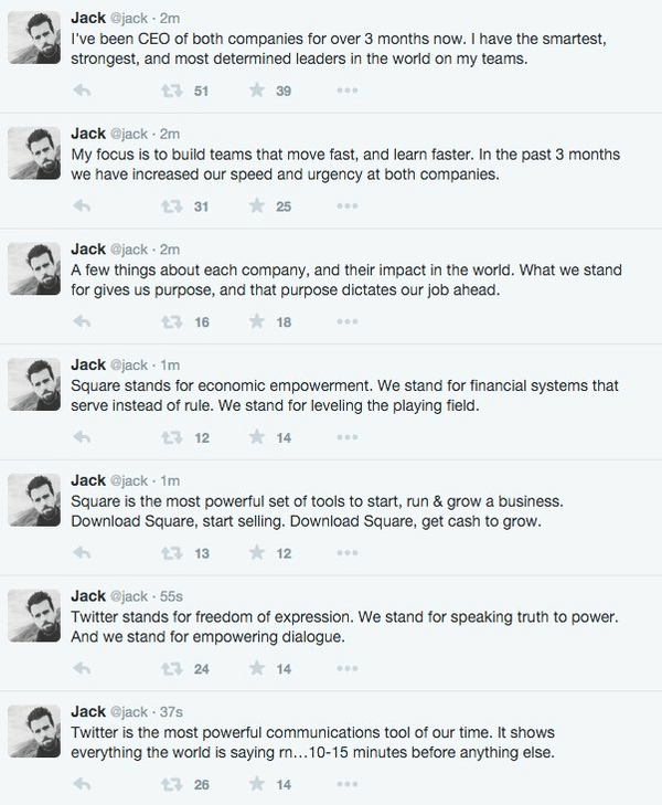 Ο Jack Dorsey και πάλι στο τιμόνι του Twitter