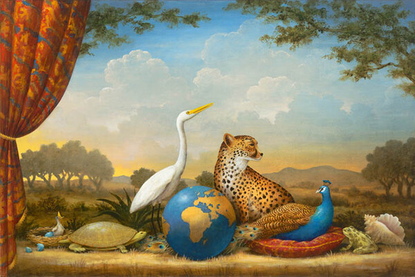 Ο Kevin Sloan ζωγραφίζει ονειρικούς κόσμους αλλά πατάει γερά στην γη