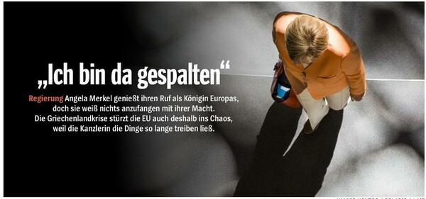 Το νέο εξώφυλλο του Spiegel