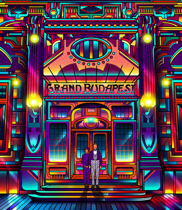 Τα εκρηκτικά, πολύχρωμα, neon έργα των Van and Orton είναι μια ωδή στα πάντα επίκαιρα 80's