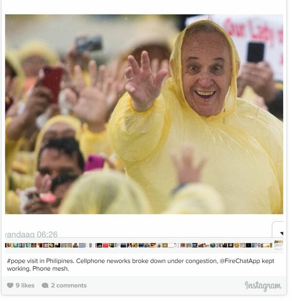 Γιατί κανείς δεν μπορούσε να δημοσιεύσει φωτογραφίες από την επίσκεψη του Πάπα στην Μανίλα