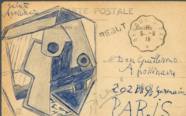 166.000 ευρώ για μια καρτ-ποστάλ που έστειλε ο Πικάσο στον Γκιγιόμ Απολινέρ