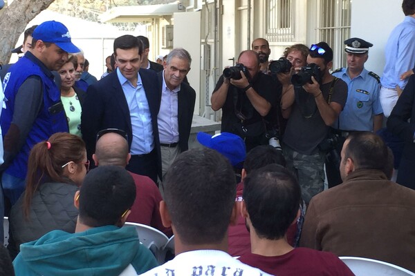 Ξανά στη Μυτιλήνη ο Αλέξης Τσίπρας, αυτή τη φορά μαζί με τον Μάρτιν Σουλτς