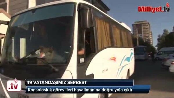 Aπελευθερώθηκαν οι 49 Τούρκοι όμηροι των τζιχαντιστών