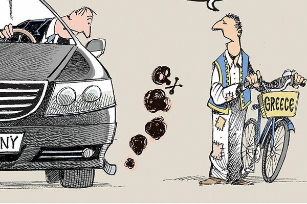 Το σκίτσο των New York Times για το σκάνδαλο Volkswagen και τη σχέση του με την Ελλάδα