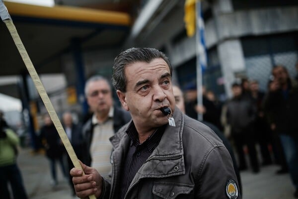 25 φωτογραφίες απ' τη διαμαρτυρία κατοίκων για το hotspot στα Διαβατά της Θεσσαλονίκης
