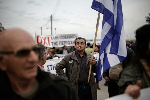 25 φωτογραφίες απ' τη διαμαρτυρία κατοίκων για το hotspot στα Διαβατά της Θεσσαλονίκης