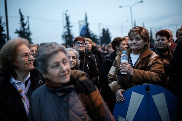 25 φωτογραφίες απ' τη διαμαρτυρία κατοίκων για το hotspot στα Διαβατά της Θεσσαλονίκης