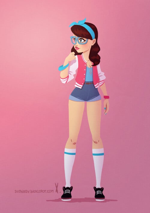 Yπάρχουν και μοντέρνα pin up girls και ήρθαν σήμερα όλα εδώ