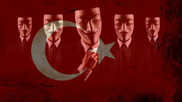 Οι Anonymous "απειλούν" αεροδρόμια, τράπεζες και κυβερνητικές εγκαταστάσεις της Τουρκίας