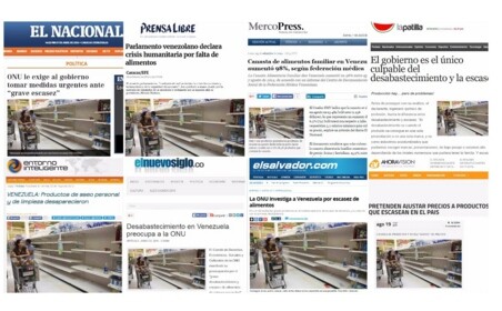 Αυτή η φωτογραφία με τα άδεια ράφια «χρεώνεται» στη Βενεζουέλα, όμως κάτι δεν πάει καλά