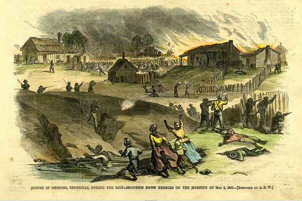 Το 1866 σημειώνεται η σφαγή του Μέμφις, το μεγαλύτερο ρατσιστικό ξέσπασμα στην ιστορία των ΗΠΑ