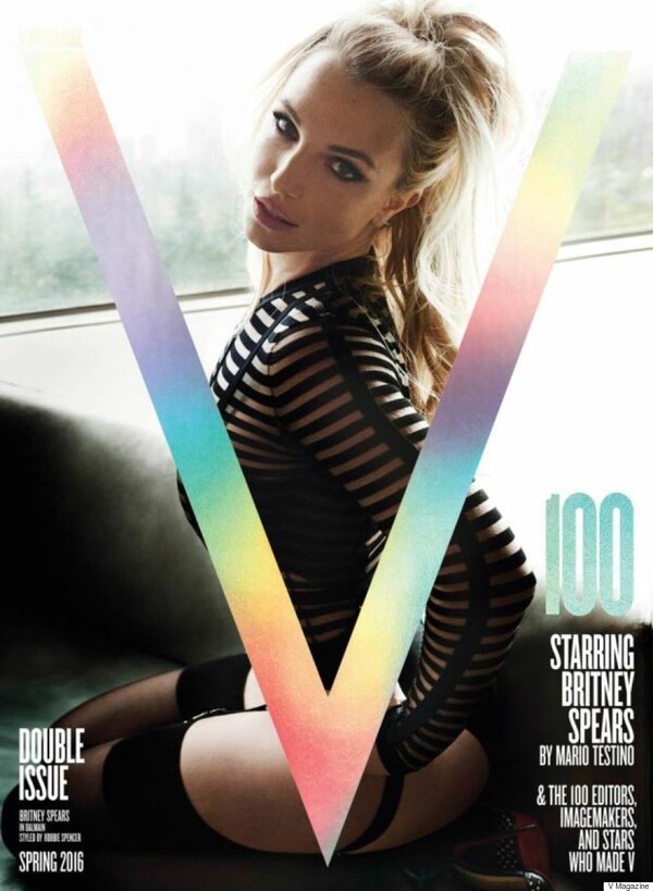 H Britney Spears μιλά για το φαινόμενο Bieber και φωτογραφίζεται για το εξώφυλλο του V Magazine