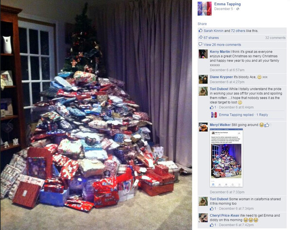 Μητέρα δέχεται επικρίσεις στο Instagram γιατί πήρε 300 χριστουγεννιάτικα δώρα στα παιδιά