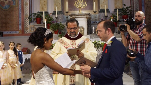 Ο πρώτος γάμος Καθολικών στον Αγ. Βαλεντίνο στη Μυτιλήνη