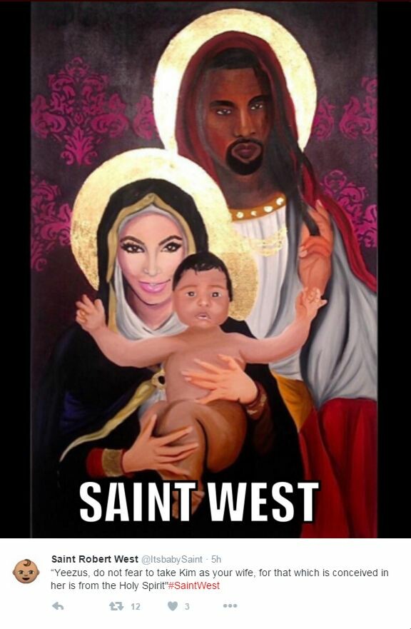 Η Kardashian και ο West oνόμασαν τον γιο τους "Άγιο" και ακολούθησε απίστευτο τρολάρισμα