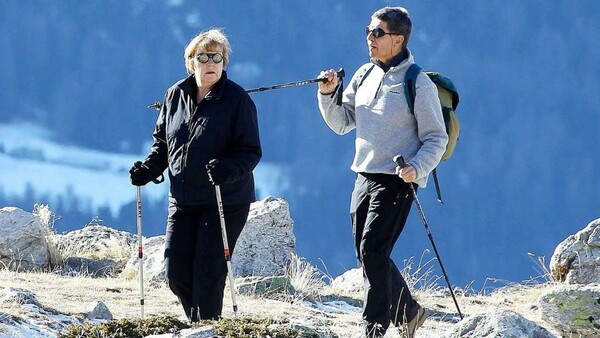 Για σκι και ορειβασία στην Ελβετία η Μέρκελ