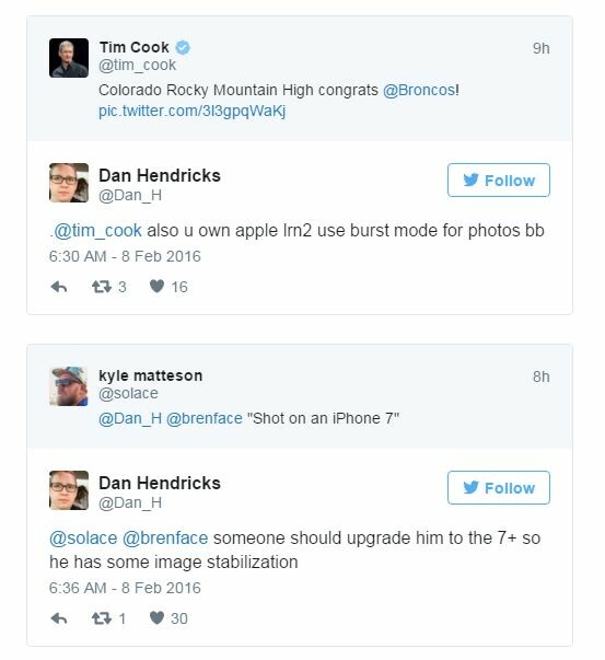 Η φωτογραφία του Tim Cook από το Super Bowl δέχεται απίστευτο τρολάρισμα