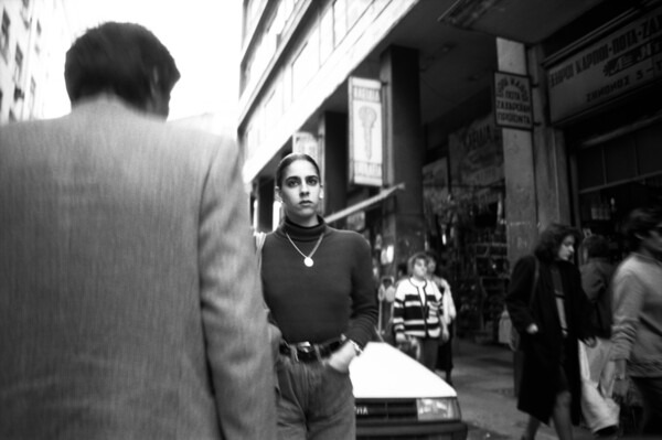 Πέριξ της Ομόνοιας. Μάρτης 1989.