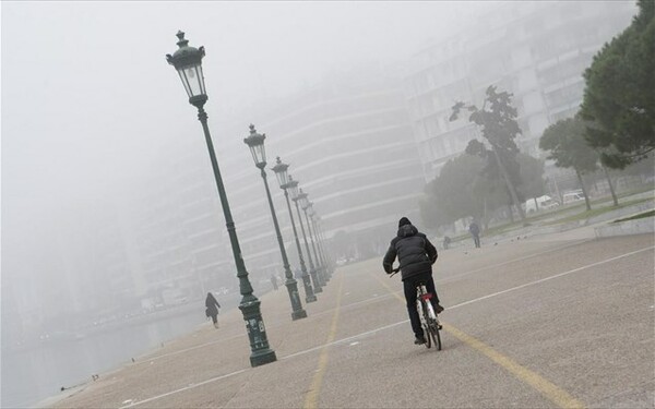 Πυκνή ομίχλη στη Θεσσαλονίκη