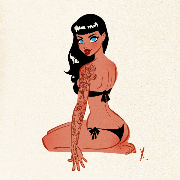 Yπάρχουν και μοντέρνα pin up girls και ήρθαν σήμερα όλα εδώ