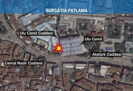 Τουρκία: Επίθεση αυτοκτονίας από γυναίκα σε τζαμί στην Προύσα