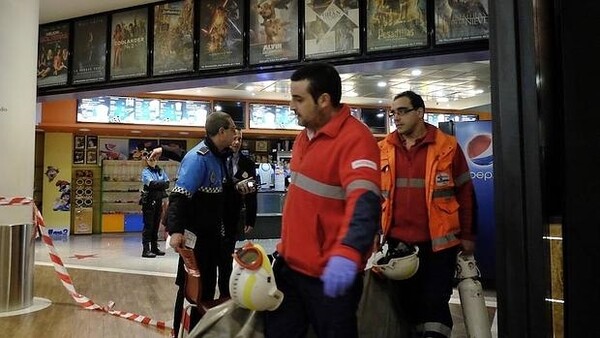 Κατέρρευσε οροφή κινηματογράφου στην Ισπανία, ενώ ήταν μέσα θεατές