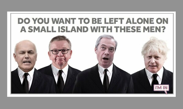Για πρώτη φορά δημοσιεύονται οι αφίσες κατά του Brexit που κανείς δεν είδε γιατί κόπηκαν