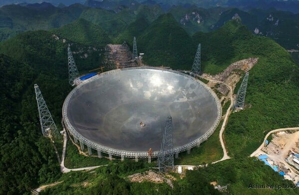 Η Κίνα εγκατέστησε ένα γιγαντιαίο τηλεσκόπιο και ψάχνει για εξωγήινους