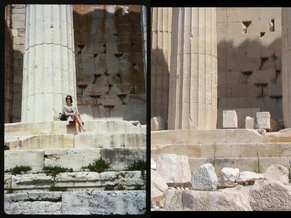 54 σημεία της Ελλάδας, όπως ήταν μισό αιώνα πριν και όπως είναι τώρα