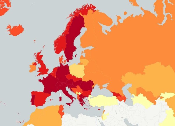 Ο χάρτης με τις χώρες που πίνουν το περισσότερο κρασί στον κόσμο- Η θέση της Ελλάδας