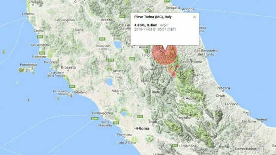 Nέος σεισμός 5 Ρίχτερ τα ξημερώματα στην Ιταλία