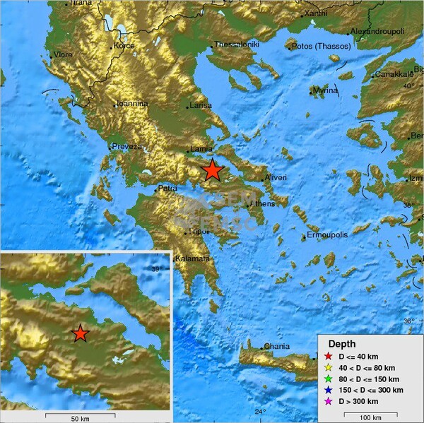 Ασθενής σεισμική δόνηση έγινε αισθητή στην Αττική