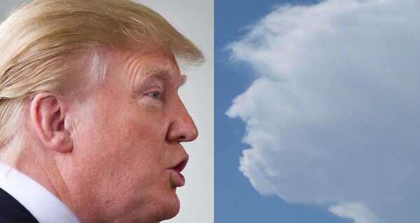 O δικηγόρος του Trump ισχυρίζεται σοβαρά ότι ένα σύννεφο με το σχήμα του προσώπου του είναι ένδειξη ότι ο Θεός τον θέλει Πρόεδρο