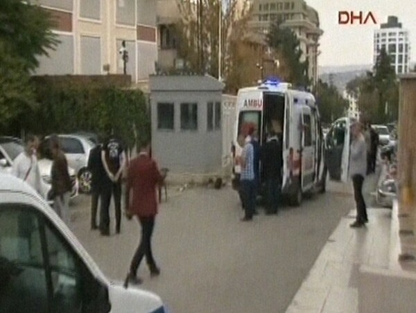 Επίθεση με μαχαίρι εναντίον της ισραηλινής πρεσβείας στην Άγκυρα (φωτογραφίες)