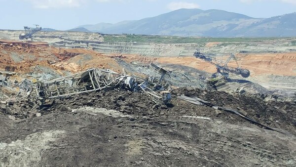 Συναγερμός στο ορυχείο Αμυνταίου και στη ΔΕΗ - Τεράστια κατολίσθηση πριν από λίγη ώρα