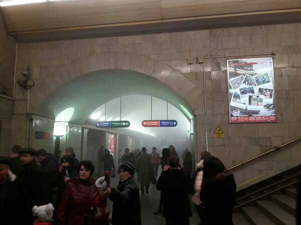 Αγία Πετρούπολη: Oι πρώτες φωτογραφίες μετά την έκρηξη στο μετρό