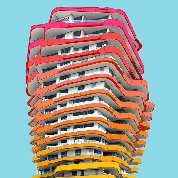 Η πολύχρωμη αρχιτεκτονική του Paul Eis αλλάζει το αστικό τοπίο