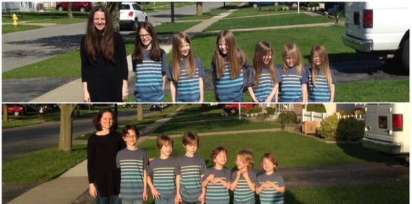Αυτή η μητέρα με τους 6 γιους της μάκραιναν τα μαλλιά τους για δύο χρόνια και τελικά τα δώρισαν σε παιδιά με ασθένειες