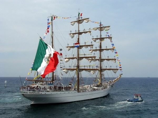 Στα Χανιά κατέπλευσε το πανέμορφο ιστιοφόρο του Πολεμικού Ναυτικού του Μεξικού «Cuauhtemoc»