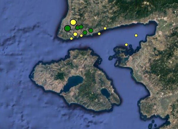 Δύο σεισμοί πάνω από 4 Ρίχτερ στη Λέσβο