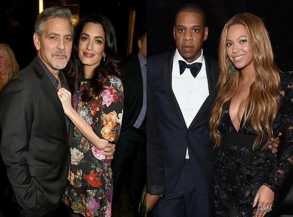 Beyoncé και Amal Clooney: Πώς η ανακοίνωση της εγκυμοσύνης τους υπογραμμίζει δύο διαφορετικές μορφές διασημότητας