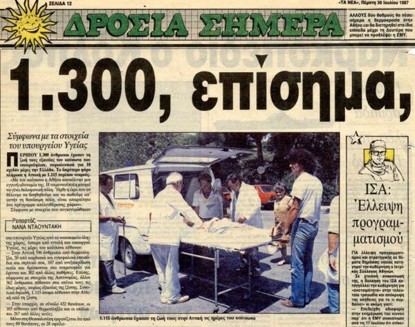 Ο φονικός καύσωνας του 1987 μέσα από 11 εικόνες