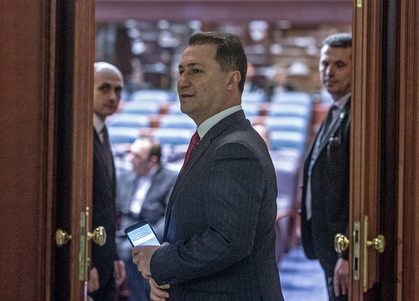 ΠΓΔΜ: Απαγόρευση εξόδου από τη χώρα για τον τέως πρωθυπουργό Νίκολα Γκρουέφσκι