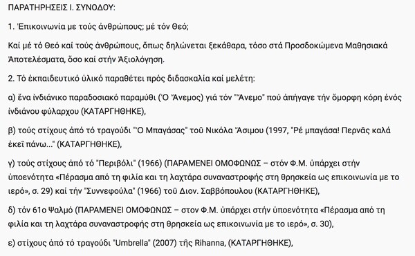 Μάθημα θρησκευτικών: Ριάνα, Άσιμος, Σαββόπουλος κόπηκαν από την ύλη με παρέμβαση της Εκκλησίας