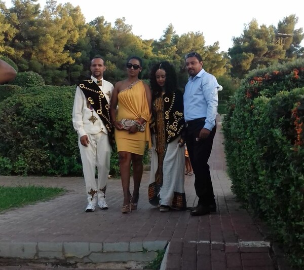 Ο γάμος ενός ζευγαριού από την Αιθιοπία στην Αθήνα