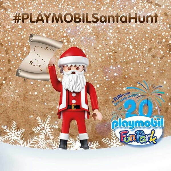 To Playmobil Funpark ψάχνει τον Άγιο Βασίλη στους δρόμους της Αθήνας