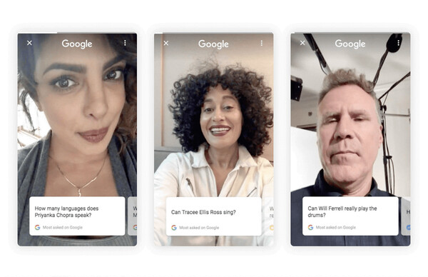 Google: Οι διασημότητες θα απαντούν με selfie βίντεο σε αναζητήσεις που τις αφορούν