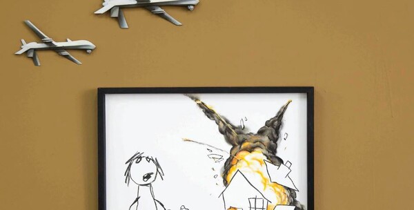 Ο Banksy μόλις χάρισε τα κέρδη από το τελευταίο έργο του για αντιπολεμικό σκοπό